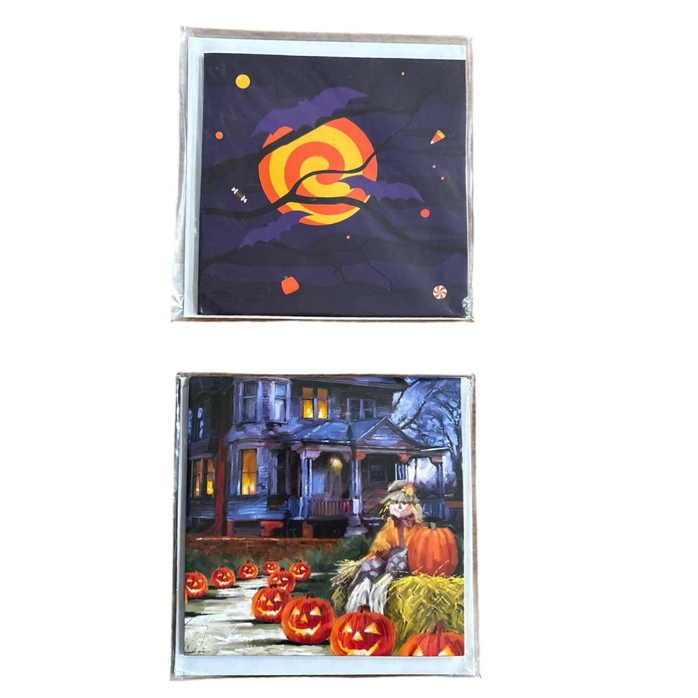 2 Treasures Halloween Pop Up Greeting Cards - Spooky House Candy‎ Trick-or-Treat